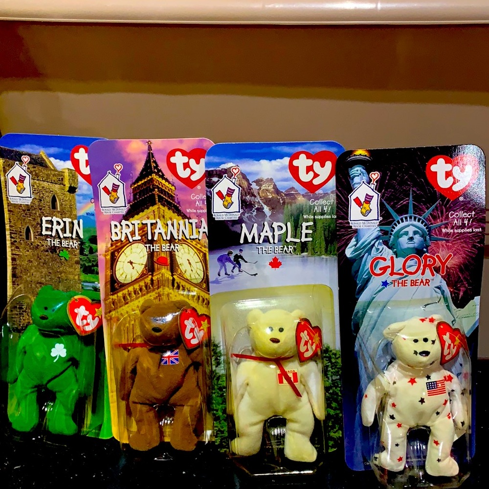 McDonald’s Teenie beanie bear collection.